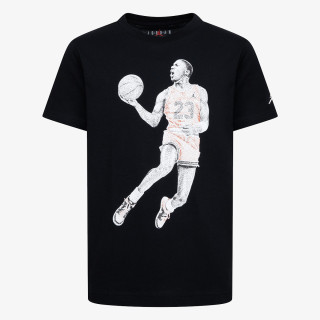 NIKE Тенискa JDB AIR JORDAN DOTS SS TEE 